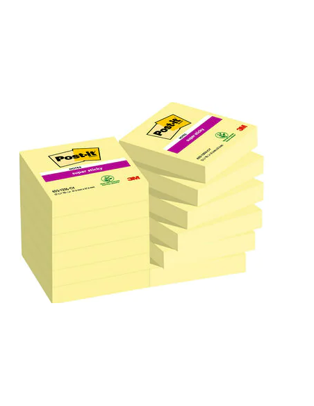 PACK 12 BLOCS 90 HOJAS NOTAS ADHESIVAS 47