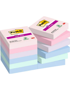 PACK 12 BLOCS 90 HOJAS NOTAS ADHESIVAS 47