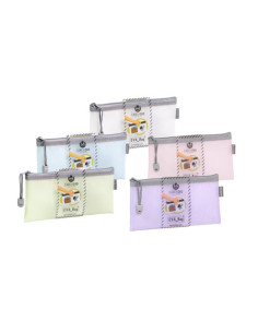 PACK 12 BOLSAS CREMALLERA EVA-BAG TAMAÑO CHECK COLORES SURTIDOS CARCHIVO 45013099