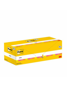 PACK 18+6 BLOCS 100 HOJAS NOTAS ADHESIVAS 76X76MM COLORES SURTIDOS CAJA CARTÓN 654-COL-VP24 POST-IT 7100317837 2