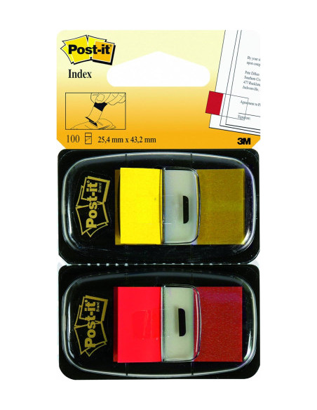 PACK 2 DISPENSADORES X 50 MARCADORES INDEX 25