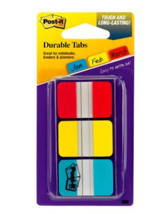 PACK 3 DISPENSADORES X 22 MARCADORES INDEX RÍGIDO 25