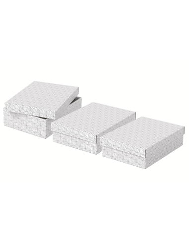 PACK 3 CAJAS BLANCAS 360X265X100MM ESSELTE 628284