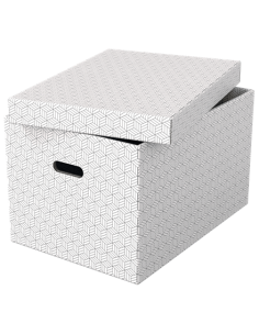 PACK 3 CAJAS BLANCAS 510X355X305MM ESSELTE 628286 2