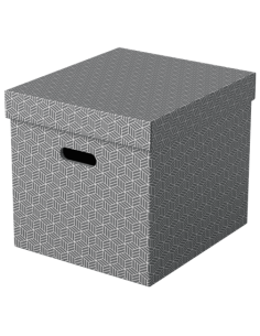 PACK 3 CAJAS GRISES 365X320X315MM ESSELTE 628289