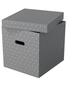 PACK 3 CAJAS GRISES 365X320X315MM ESSELTE 628289 2