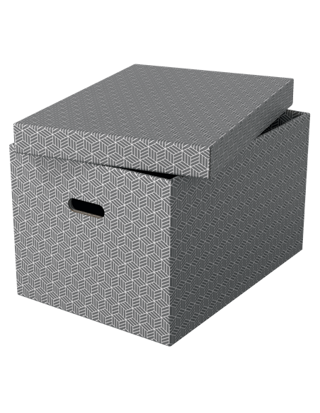 PACK 3 CAJAS GRISES 510X355X305MM ESSELTE 628287
