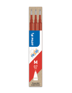 PACK 3 RECAMBIOS FRIXION ROJO PILOT BLS-FR7-R-S3