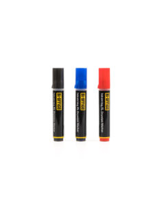 PACK 3 ROTULADORES COLORES SURTIDOS NEGRO+ROJO+AZUL INKSTRING XL BIOFFICE PE4004
