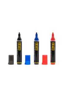 PACK 3 ROTULADORES COLORES SURTIDOS NEGRO+ROJO+AZUL INKSTRING XL BIOFFICE PE4004 2