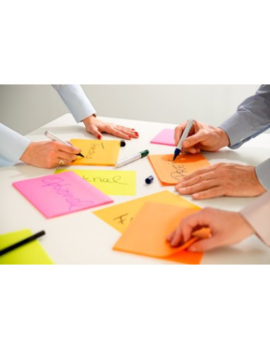 PACK 4 BLOCS 45 HOJAS NOTAS GRANDES ADHESIVAS...