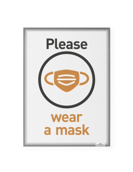 PACK 5 FUNDAS AUTOADHESIVAS ELECTROESTATICO A4 NEGRO DURABLE 5014-57