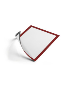 PACK 5 MARCOS INFORMATIVOS DURAFRAME MAGNETIC A4 ROJO DURABLE 486903