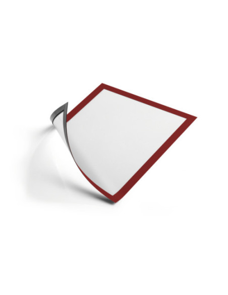 PACK 5 MARCOS INFORMATIVOS DURAFRAME MAGNETIC A4 ROJO DURABLE 486903