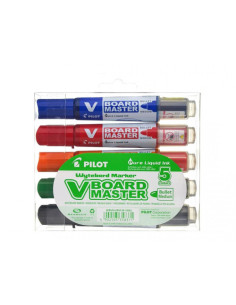 PACK 5 ROTULADORES PIZARRA VBOARD MASTER PILOT WBMA-VBM-M-S5-BG