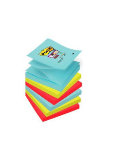 PACK 6 BLOCS 90 HOJAS Z-NOTES ADHESIVAS 76X76MM SUPER STICKY COLECCIÓN COSMIC R330-6SS-COS POST-IT 7100263209