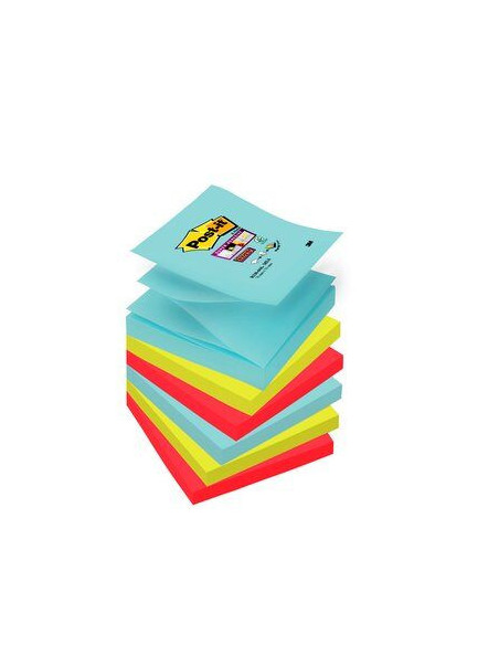 PACK 6 BLOCS 90 HOJAS Z-NOTES ADHESIVAS 76X76MM SUPER STICKY COLECCIÓN COSMIC R330-6SS-COS POST-IT 7100263209