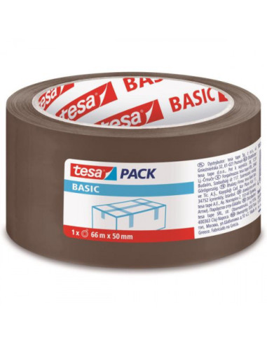 PACK 6 CINTAS DE EMBALAJE BASIC 50MM.X66M. MARRON TESA 58571-00000-00