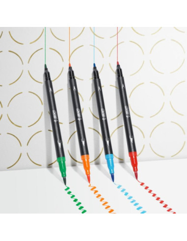 PACK 6 ROTULADORES INTENSITY DUAL TIP 2 EN 1 -...