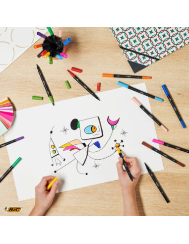 PACK 6 ROTULADORES INTENSITY DUAL TIP 2 EN 1 -...