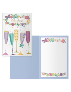 PACK 6 TARJETAS DE FELICITACIÓN - TAMAÑO 11 2