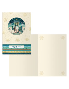 PACK 6 TARJETAS DE FELICITACIÓN NAVIDAD - TAMAÑO 11 2