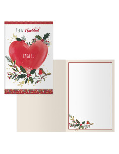 PACK 6 TARJETAS DE FELICITACIÓN NAVIDAD - TAMAÑO 11 2