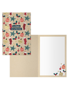 PACK 6 TARJETAS DE FELICITACIÓN NAVIDAD - TAMAÑO 11 2