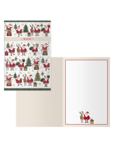 PACK 6 TARJETAS DE FELICITACIÓN NAVIDAD - TAMAÑO 11 2