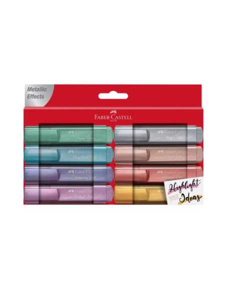PACK 8 MARCADORES TEXTLINER 1546 FABER CASTELL 154689