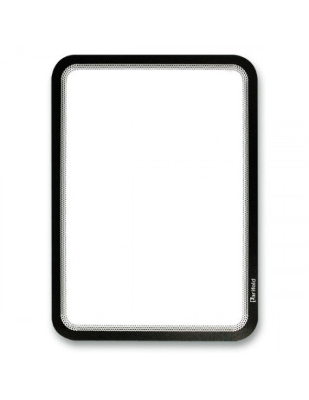 PACK DE 2 MARCO ADHESIVO MAGNETO A4 CON CIERRE MAGNÉTICO NEGRO TARIFOLD 194957