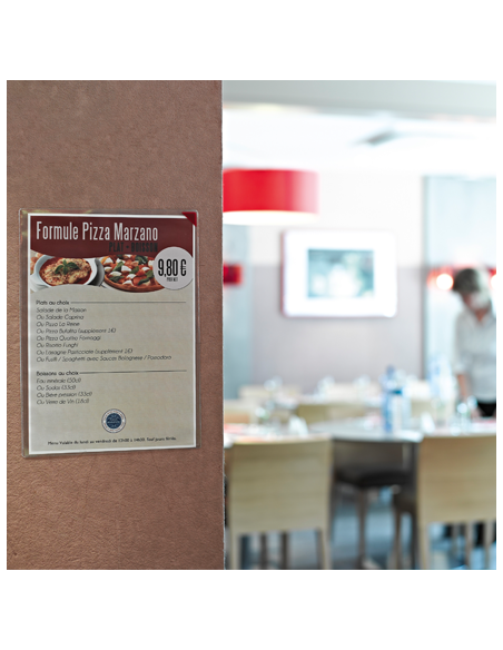 PACK DE 5 FUNDA ADHESIVA REPOSCIONABLE KANG EASY CLIC A4 VERTICAL/HORIZONTAL TARIFOLD 194770