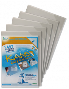 PACK DE 5 FUNDA MAGNÉTICA KANG EASY LOAD A4 TARIFOLD 194690