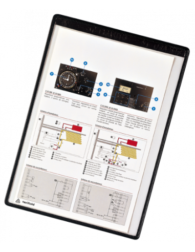 PACK DE 5 FUNDAS MAGNÉTICA CON MARCO NEGRO...