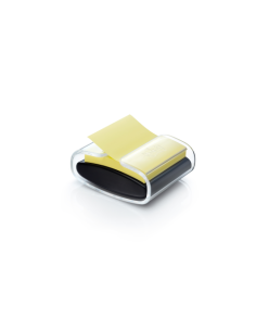 PACK DISPENSADOR NEGRO PRO + 1 BLOC 90 HOJAS Z-NOTES 76X76MM SUPER STICKY AMARILLO PRO-B-1SSCY-R330 POST-IT 7100039516