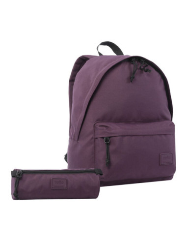 PACK MOCHILA + ESTUCHE COLOR MORADO - KALEX TOTTO MA04COM093-22200-M50