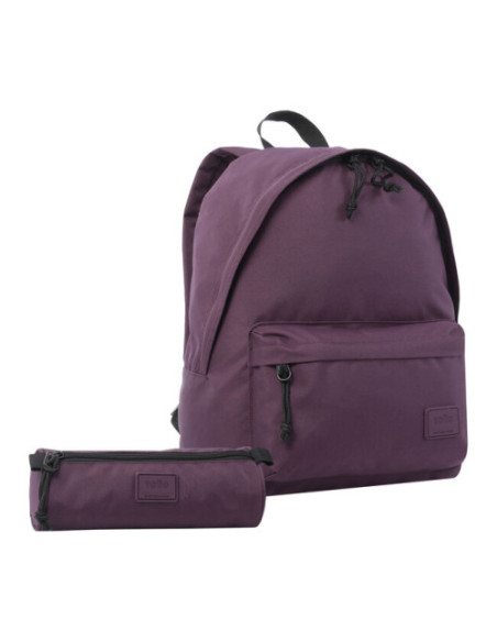 PACK MOCHILA + ESTUCHE COLOR MORADO - KALEX TOTTO MA04COM093-22200-M50