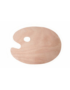 PALETA MADERA 24 X 30 CM OVALADA WTSP-3-2430 WONDER ART BY PRYSE 6060001