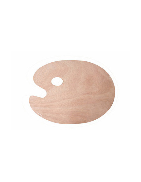 PALETA MADERA 24 X 30 CM OVALADA WTSP-3-2430 WONDER ART BY PRYSE 6060001