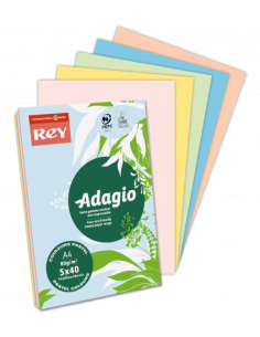 PAQUETE 500H PAPEL 80GR A4 CHAMOIS CREMA ADAGIO 40002460