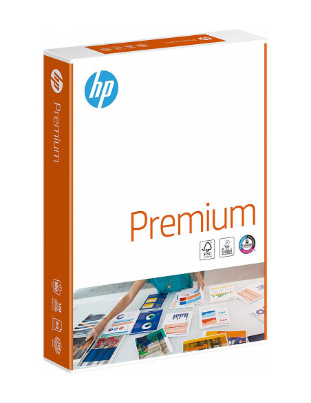 PAQUETE 500H PAPEL 80GR A4 HP PREMIUM 80GR. CIE170 HP 40003888