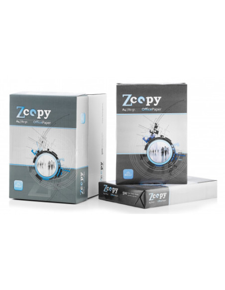 PAQUETE 500H PAPEL 80GR A4 ZCOPY CIE 146 ZCOPY80GR