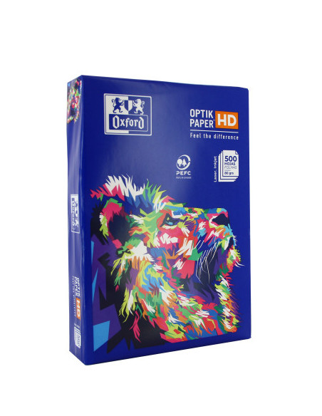 PAQUETE 500H PAPEL OPTIKPAPER HD 80GR A4 CIE 163 OXFORD 400160950