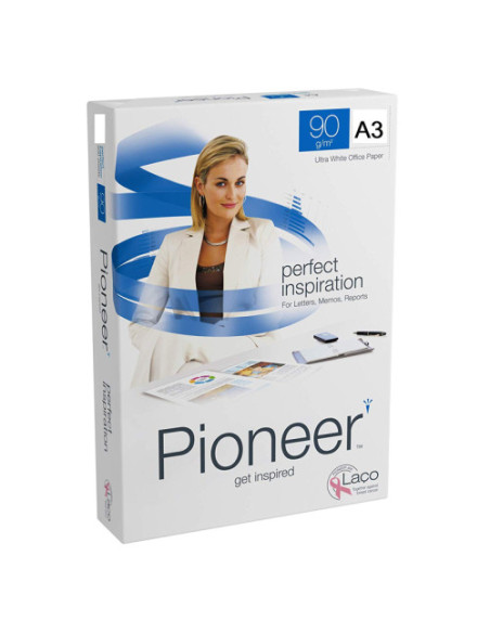 PAQUETE 500H PAPEL PERFECT PREMIUM 90GR A3 PIONEER CIE 169 PNR0900078