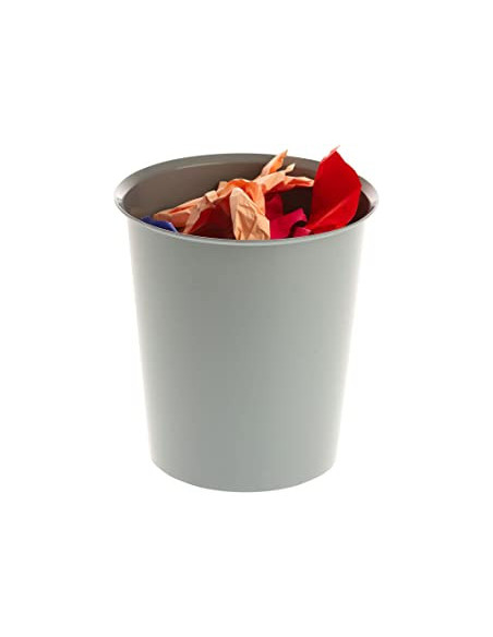 PAPELERA 18 LITROS POLIPROPILENO 100% RECICLADO Y RECICLABLE 290 X 310 MM GRIS ARCHIVO 2000 2001 GS PAPELERA 18 LITROS POLIPROPILENO 100% RECICLADO Y RECICLABLE 290 X 310 MM GRIS ARCHIVO 2000 2001 GS