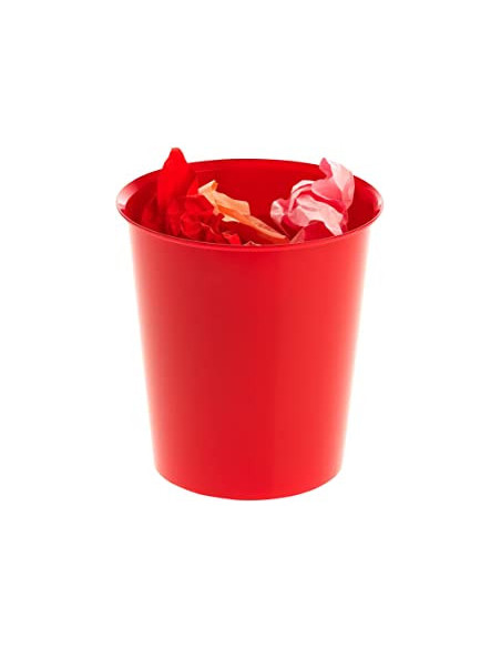 PAPELERA 18 LITROS POLIPROPILENO 100% RECICLADO Y RECICLABLE 290 X 310 MM ROJO ARCHIVO 2000 2001 RJ PAPELERA 18 LITROS POLIPROPILENO 100% RECICLADO Y RECICLABLE 290 X 310 MM ROJO ARCHIVO 2000 2001 RJ