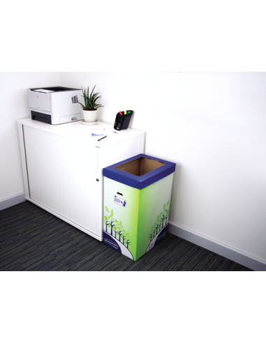 PAPELERA RECICLAJE GRAN CAPACIDAD BANKERS BOX...