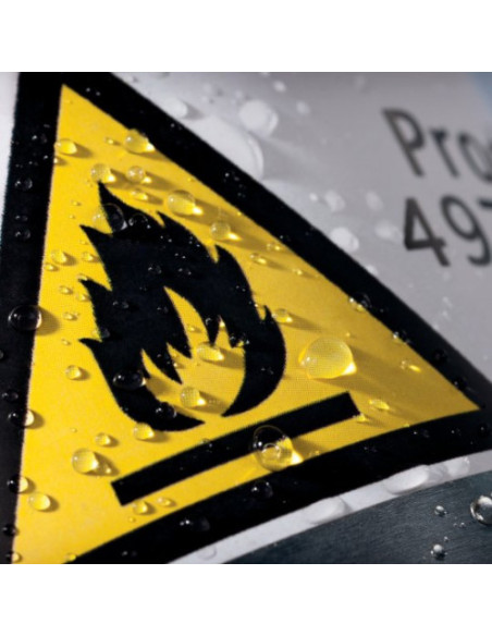 PAQUETE 10 HOJAS ETIQUETAS MUY RESISTENTES DE POLIETILENO FLEXIBLE-99,1 X 42,3 MM AVERY L7913-10