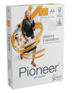 PAQUETE 250H PAPEL DISTINCT PREMIUM 100GR A4 PIONEER CIE 169 PNR1000069