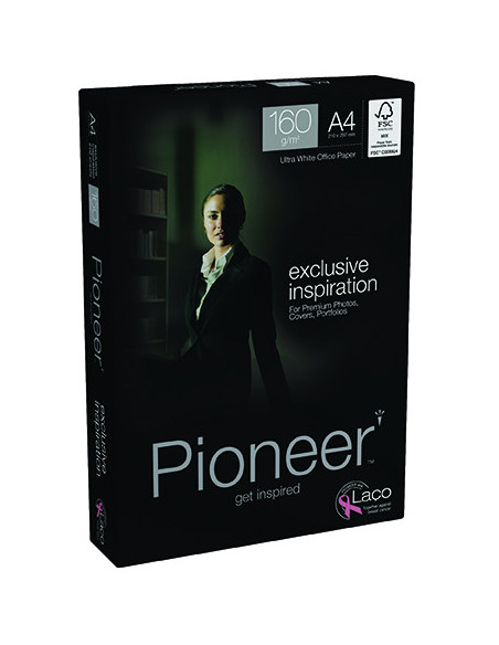 PAQUETE 250H PAPEL EXCLUSIVE PREMIUM 160GR A4 PIONEER CIE 169 PNR1600004